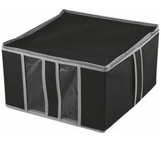 Кофр большой "Black" для хранения одеял подушек и пледов Рыжий Кот