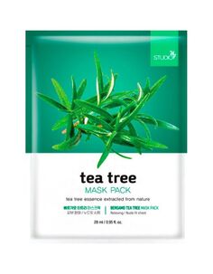 Тканевая маска для лица с экстрактом чайного дерева BERGAMO Tea Tree Mask Pack, 28ml