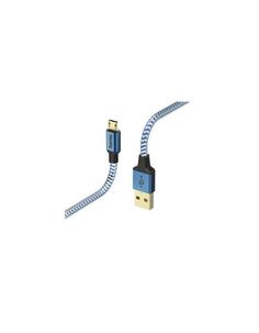 Кабель Hama 00178289 micro USB B (m) USB A(m) 1.5м синий