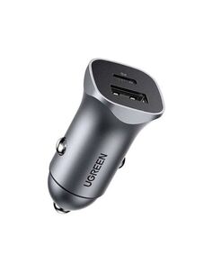 Автомобильное зарядное устройство UGREEN CD130 (40858) 30W Fast Car Charger + SCP22.5W серый