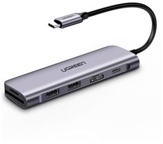 Хаб UGREEN CM195 (70411) Space Gray