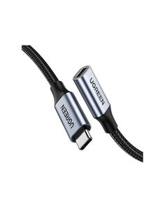 Кабель UGREEN US372 (80810) USB-C 3.1 Male to USB-C Female Gen2 Extension Cable. 0,5м. черный
