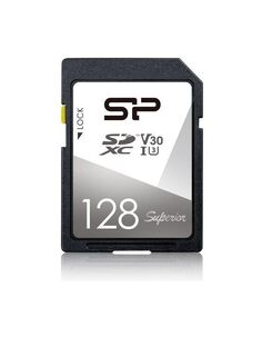 Карта памяти SD 128GB Silicon Power Superior SDXC Class 10 UHS-I U3 V30 (SP128GBSDXCV3V10)