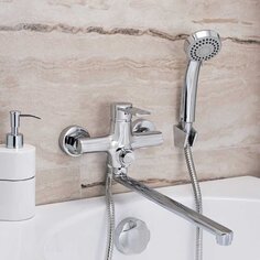 Смеситель для ванны, РМС, с картриджем, хром, SL130-006EK