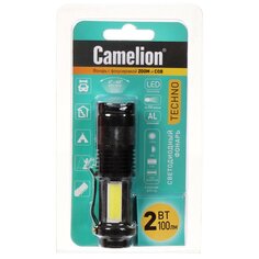 Фонарь Camelion, LED51531, алюминий, 4 режима, XPE+COB, ZOOM, 1XLR6, блистер, 14533