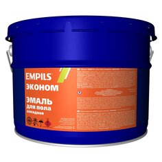 Эмаль Empils, Пром, для пола, алкидная, глянцевая, золотисто-коричневая, 20 кг Эмпилс