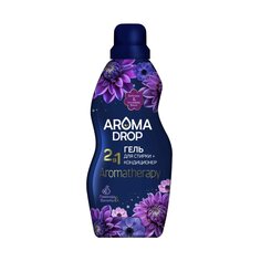 Гель для стирки Aroma Drop, 1 л, универсальный, Лаванда и ваниль 2в1