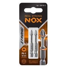 Набор бит Nox, Strong torsion, Ph1, 50 мм, 2 шт