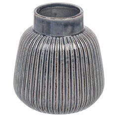 Ваза керамика, настольная, 18х8.5 см, Ночная мгла, Y6-10156