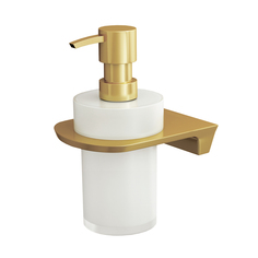 Дозатор для жидкого мыла Wasserkraft матовое золото Aisch k-5999