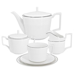 Сервиз чайный Anna Lafarg Emily Айвори 40 предметов 12 персон
