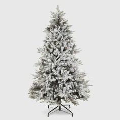 Ель искусственная Царь-Елка морозная с шишками 155 см