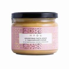 Паста арахисовая Madu Кранч с гималайской солью, 280 г