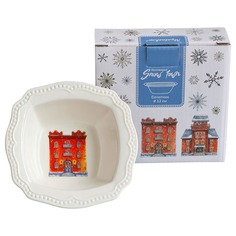 Салатник маленький/пиала Myatashop Snow town в подарочной упаковке 12 см