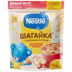 Каша мультизлаковая Nestle Шагайка с яблоком, манго и гранатом, 190 г с 12 месяцев
