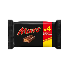 Батончики Марс мультипак 4 x 40,5 г Mars