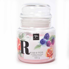Свеча Mercury ароматизированная в стекле розы-ягоды 10х14 см