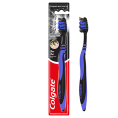 Многофункциональная зубная щетка Colgate Зиг Заг с древесным углем, средней жесткости
