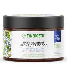 Натуральная маска Synergetic Тонизирующая для роста волос, 300 мл