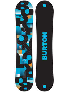 Сноуборд Burton Progression Black/Light Blue/Orange