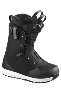 Ботинки сноубордические Salomon 19-20 Ivy Black/Pale Lime Yellow