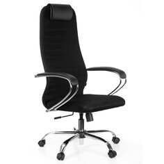 Кресла офисные кресло офисное SU-B-10 черный ткань/хром Метта