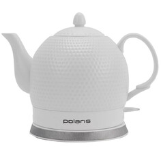 Чайники электрические чайник POLARIS PWK1260CC 1200Вт 1,2л керамика белый