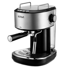 Кофеварки эспрессо кофеварка эспрессо KITFORT KT-754 850Вт 15Бар серебристый