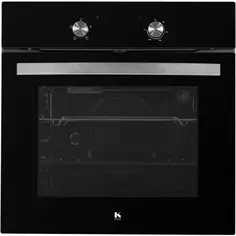 Духовой шкаф электрический Kitll KOB 6001 BLACK 59.5x59.5x53 см цвет чёрный