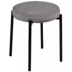 Табурет Бри 47x46x47 см цвет серый Без бренда