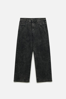 брюки джинсовые мужские Джинсы wide широкие с вареным эффектом и разводами Befree