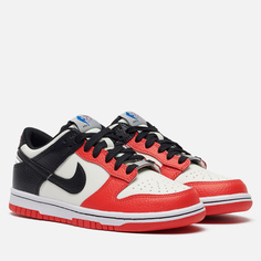 Кроссовки Nike x NBA Dunk Low GS EMB Diamond Anniversary, цвет белый, размер 35.5 EU