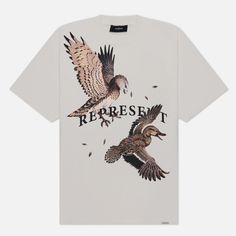 Мужская футболка REPRESENT Birds Of Prey, цвет белый, размер M