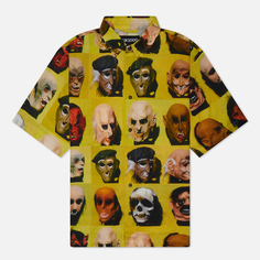 Мужская рубашка GX1000 Rayon Mask Button Up, цвет жёлтый