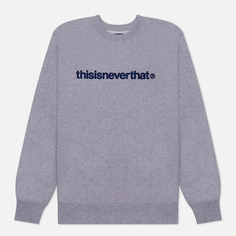 Мужская толстовка thisisneverthat T-Logo Crew Neck, цвет серый, размер S