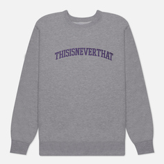 Мужская толстовка thisisneverthat Arch-Logo Crew Neck, цвет серый, размер L