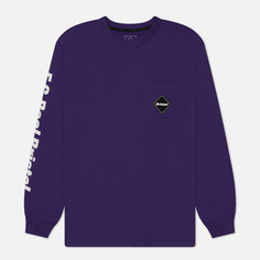 Мужской лонгслив F.C. Real Bristol Pocket Authentic Team, цвет фиолетовый, размер L
