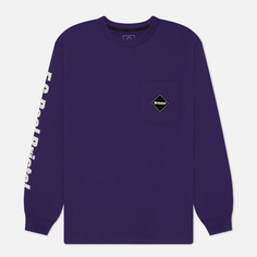 Мужской лонгслив F.C. Real Bristol Pocket Authentic Team, цвет фиолетовый
