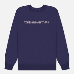 Мужская толстовка thisisneverthat T-Logo Crew Neck, цвет фиолетовый, размер L