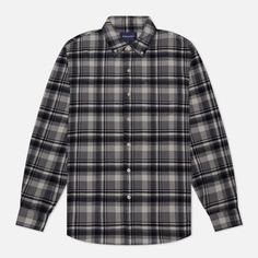 Мужская рубашка thisisneverthat Flannel Check, цвет серый, размер XL