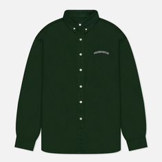 Мужская рубашка thisisneverthat Washed Denim Logo, цвет зелёный, размер XL