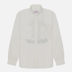 Мужская рубашка uniform experiment Insane Dungaree, цвет белый, размер XL
