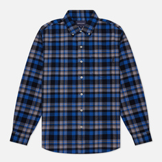 Мужская рубашка thisisneverthat Flannel Check, цвет синий, размер XL