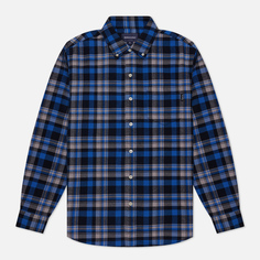 Мужская рубашка thisisneverthat Flannel Check, цвет синий