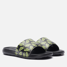 Мужские сланцы Nike Victori One Print, цвет чёрный
