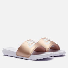 Женские сланцы Nike Victori One, цвет коричневый