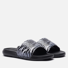 Женские сланцы Nike Victori One Print, цвет чёрный