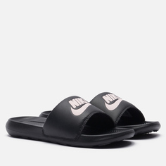 Женские сланцы Nike Victori One, цвет чёрный, размер 40.5 EU