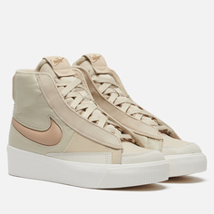 Женские кроссовки Nike Blazer Mid Victory, цвет бежевый, размер 38 EU