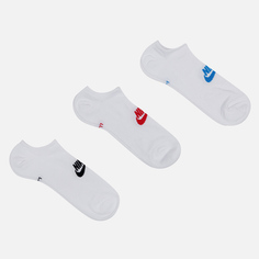 Комплект носков Nike 3-Pack Everyday Essential Cushion Low, цвет белый